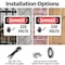 Signmission 220 Volts Danger Sign, Plastic, 14in W x 10in L, 2PK OS-2PACK-DS-P-1014-L-1008 - alternate 2